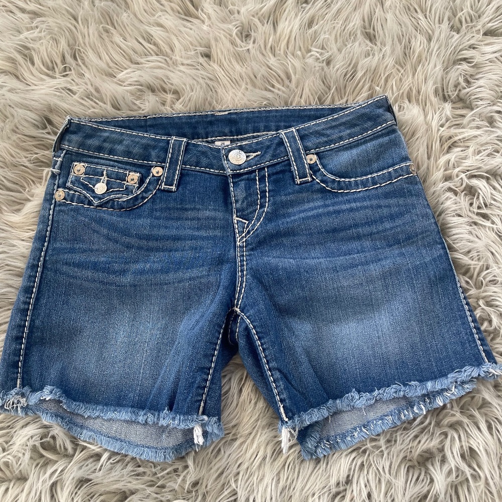 True religion women’s jean shorts size 26
